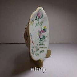 Vintage Art Nouveau Handmade Ceramic Porcelain Empty Pocket Tray N8068