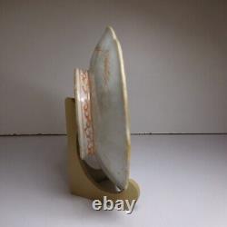 Vintage Art Nouveau Handmade Ceramic Porcelain Empty Pocket Tray N8068