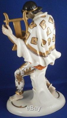 Vintage Art Nouveau Schwarzburger Werkstatten Porcelain Lady Figurine Figurine