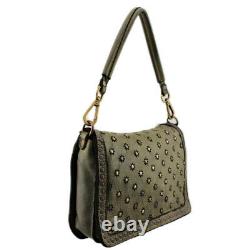 Vintage Bayside Leather Shoulder Bag 84 Made In Italy Art. 422 B