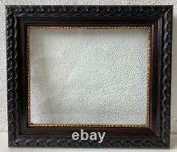 Vintage Black Photo Frame Profile Frame Fold Dimensions 32.8 X 27 CM Antique Art Nouveau