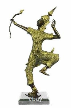 Vintage Bronze Hindu Dancer Goddess Religious Statue 10 Rama Art Gift