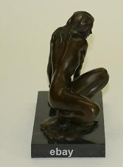 Vintage Bronze Sculpture Abstract MID Century Modern Art Modernist Cesaro Deal