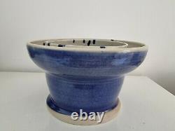 Vintage Ceramic Vase Ceramics Vase Blue Pot Art Deco Decoration Vintage
