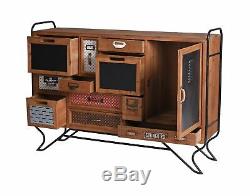 Vintage Commode Art Deco Console Cabinet Living Room Loft Studio Buffet Old