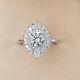 Vintage Engagement Ring Art Deco Ring Engagement Ring Diamond 10kt Or White