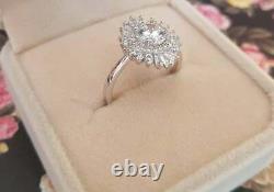 Vintage Engagement Ring Art Deco Ring Engagement Ring Diamond 10kt Or White