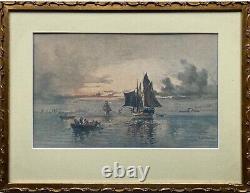 Vintage Frame or Art Nouveau Splendor Profile Frame Maritime Pressure Ships