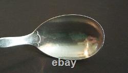 Vintage Georg Jensen Art Nouveau Sterling Silver Flower Jam Spoon, 35 grams