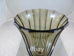 Vintage Glass Pot Calice Shape Art New Denmark Scandinavia R24