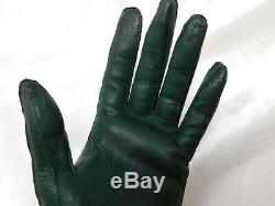 Vintage Gloves, Art Nouveau, Leather, Crocodile