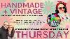 Vintage Handmade Spring Live Sale With Special Guest Ami Of Ami's Rock N Pop Shop Giveaways