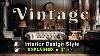 Vintage Interior Design Style Explained By Retro Lamp