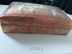 Vintage Jewelry Case. Egypt