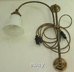 Vintage Library Wall Lamp In Art New Brass Copper Library Candlestick