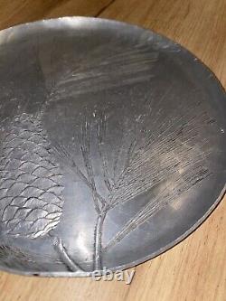Vintage Plate Signed by Wendell August Forge