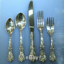 Vintage Reed & Barton Francis I Silverware 5-pc Cutlery Service For 12