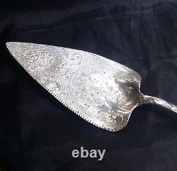 Vintage Sterling Art New Lady Pattern Cake Handle Pastry Pie Fish Server 11 L