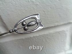 Vintage Sterling Silver Art Nouveau Hatpin Height / M 1913 Chester by Charles