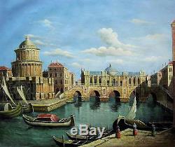 Vintage Venice 51 X 61cm Stretched Canvas Oil Painting Art Wall Decoration 004