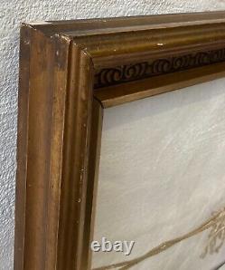 Vintage or Antique Profile Frame Art Nouveau Fold Dimensions 61 X 53.2 CM