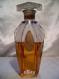 Vivaudou Mavis Perfume Bottle Art Nouveau 1915 Vintage Perfume Bottle
