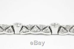 14k 2.15tcw Vintage Diamant Bracelet Tennis 14k, Art Déco Bracelet de Diamants