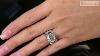 4 44ct Antique Vintage Art Nouveau Old Mine Diamond Engagement Wedding Platinum Ring