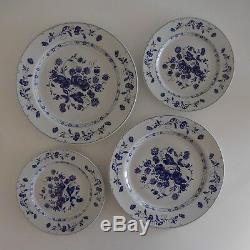 4 assiettes plates céramique porcelaine CIPA vintage art nouveau table ITALY