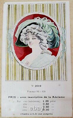 Affiche/1907/Paolo Henri / Kossuth/Art Nouveau /Femme/ Publicité/Vintage/Paris