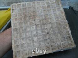 Ancien carreau carrelage vintage french tiles emaux de Gien decor berger mouton