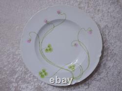 Antique Carl Knoll Art Nouveau Porcelaine Plaque Assiette Vintage Um 1900