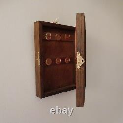 Armoire boite à clefs cabinet key box vintage art nouveau déco France