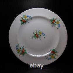 Assiette plate céramique porcelaine Limoges GDF France vintage art nouveau N7741