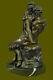Bronze Autrichien Érotique Demon Satyr Sculpture Figurine Art Vintage