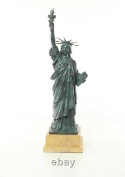 Bronze Sculpture Freiheits Statue De Luxe Cadeau Vintage Kunstskulpture 61,5 CM