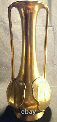 Bronze art nouveau vase vintage 1900-1940