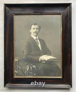 Cadre Photo Noir Aussi Vintage Falzmaße 44,7 X 33,7 CM Art Nouveau