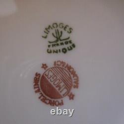 Coupe céramique porcelaine Limoges SALMON & Cie France vintage art nouveau N3974