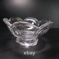 Coupe fruit cristal fait main vintage art nouveau table Sèvres France N5719