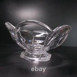 Coupe fruit cristal fait main vintage art nouveau table Sèvres France N5719