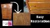 Easy Restoration Of An Art Deco Waterfall Dresser Vintage Furniture Restoration
