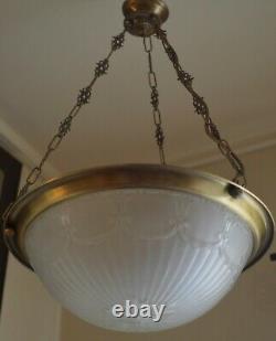 French art nouveau chandelier vintage lamp