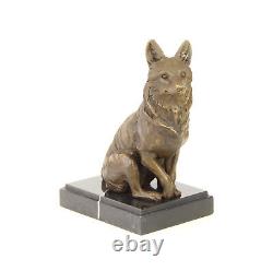 Fuchs Sculpture en Bronze Fox Noble Top Vintage Cadeau Monoblocs Figurine