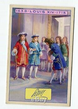 Gouache Vintage Drawing Louis XIV Introduce the new Spanish King to the Court
