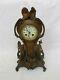 Horloge Pendule Cartel Art Nouveau A Oudet French Antique Regule Clock Vintage