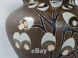 Important Vase Art Deco Art Nouveau Ceramique 1920 1930 20s 30s Vintage