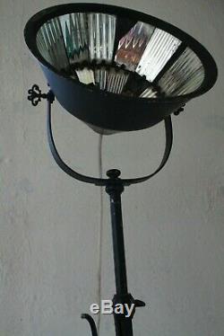 Lampadaire projecteur lampe industriel design vintage 1908 DORVAUX PARIS garage