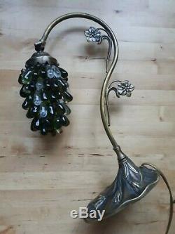 Lampe vintage Grappe de Raisins verre de Murano Style Art nouveau