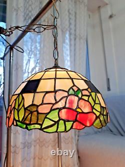 Lustre Liberty Tiffany Art Nouveau Vintage Chandelier Ø30cm